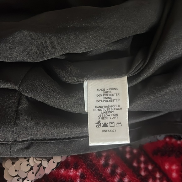 1. State Black and Gray Sequined Shift Mini
Party Dress - Picture 8 of 8